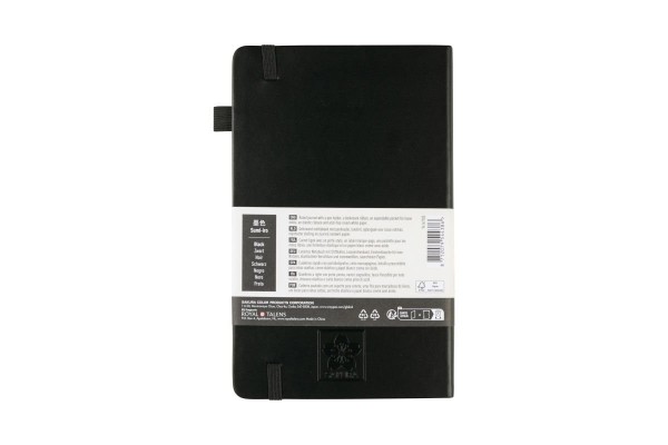 ΜΠΛΟΚ 13x21 Black ΡΙΓΕ ΜΕ ΛΑΣΤΙΧΟ SAKURA 80 ΦΥΛΛΑ