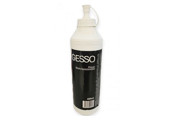 ΑΣΤΑΡΙ GESSO 450ML  ΛΕΥΚΟ ΥΠΟΣΤΡΩΜΑ ΖΩΓΡΑΦΙΚΗΣ