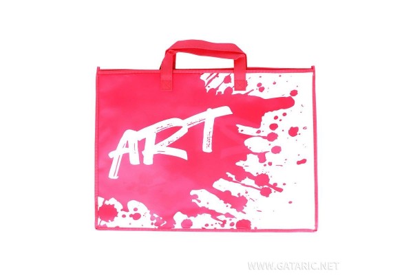ΤΣΑΝΤΑ ΣΧΕΔΙΟΥ "ART PINK" ΑΔΙΑΒΡΟΧΗ ΜΕ ΦΕΡΜΟΥΑΡ 340x475mm