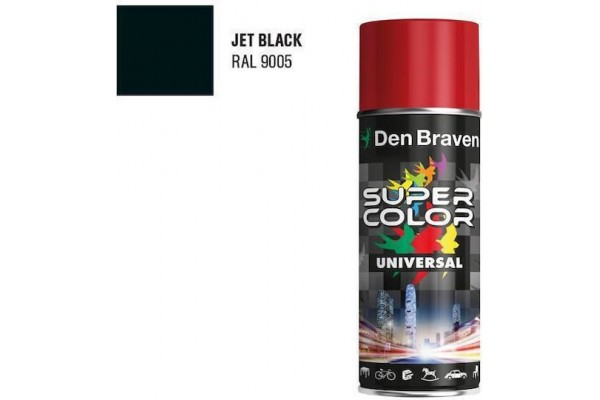 ΣΠΡΕΙ ΑΚΡΥΛΙΚΟ DEN BRAVEN BOSTIK 9005  ΜΑΥΡΟ GLOSS  400ML