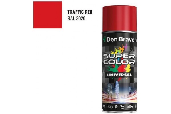 ΣΠΡΕΙ  DEN BRAVEN BOSTIK ΜΕΤΑΛΛΙΚΗΣ ΑΠΟΧΡΩΣΗΣ ΚΟΚΚΙΝΟ 400ML