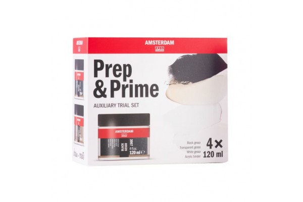 ΣΕΤ AMSTERDAM  MEDIUM PREP AND PRIME 4x120ml