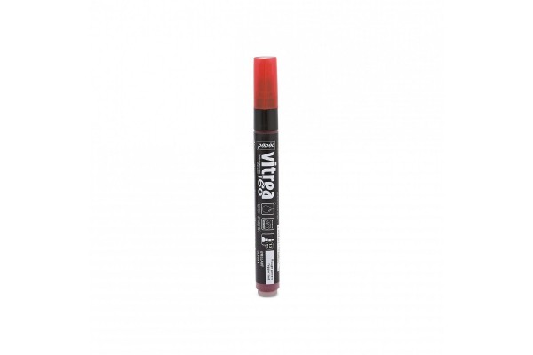 ΜΑΡΚΑΔΟΡΟΣ ΓΥΑΛΙΟΥ ΜΕ ΒΑΣΗ ΤΟ ΝΕΡΟ Glossy Pepper Red 1,2mm VITREA