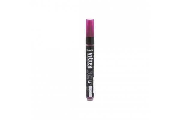 ΜΑΡΚΑΔΟΡΟΣ ΓΥΑΛΙΟΥ ΜΕ ΒΑΣΗ ΤΟ ΝΕΡΟ Glossy Bengal Pink 1,2mm VITREA