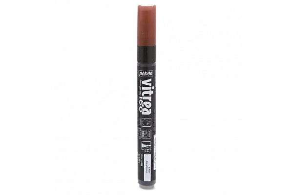 ΜΑΡΚΑΔΟΡΟΣ ΓΥΑΛΙΟΥ ΜΕ ΒΑΣΗ ΤΟ ΝΕΡΟ Glossy Amber Brown 1,2mm VITREA