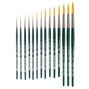 ΠΙΝΕΛΑ DA VINCI  VA-1270_1  NOVA LETTERING BRUSH GREEN HANDLES