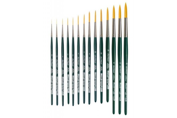 ΠΙΝΕΛΑ DA VINCI  VA-1270_1  NOVA LETTERING BRUSH GREEN HANDLES