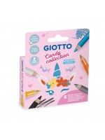 ΧΡΩΜΑΤΑ ΠΡΟΣΩΠΟΥ FACE PAINTING GIOTTO CANDY COLLECTION  - HAPPY 6 CRAYONS COSMETIC