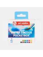 WATERCOLOUR  POCKET BOX ART CREATION  12TEM ΣΕ ΚΑΣΕΤΙΝΑ