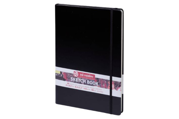 ΜΠΛΟΚ ΣΧΕΔΙΟΥ ΜΑΥΡΟ 21Χ30 80φ 140gr  SKETCH BOOK ART CREATION