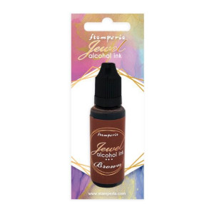 ΜΕΛΑΝΙ ΑΛΚΟΟΛΗΣ STAMPERIA 18ML BROWN JEWEL ALCOHOL INKS