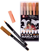 ΜΑΡΚΑΔΟΡΟΣ MANGA KOI COLOUR BRUSH PEN ΣΕΤ 6ΤΕΜ
