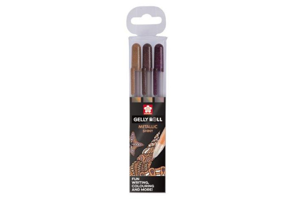 ΣΤΥΛΟ GELLY ROLL METALLIC SHINE  ΣΕΤ3(554/517/522)