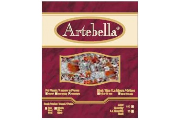 ΦΥΛΛΑ MULTI FLAKES (ΤΡΙΜΜΑΤΑ) ΕΠΑΡΓΥΡΩΜΕΝΟ ARTEBELLA